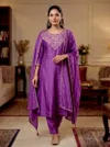 KF 6043 Kalaai Vichitra Silk Embroidery Anarkali Kurtis Set
